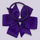 Purple pinwheel bow bobble on card