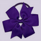 Purple pinwheel school hair bow bobble