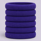 Purple soft non damage school hair bobbles