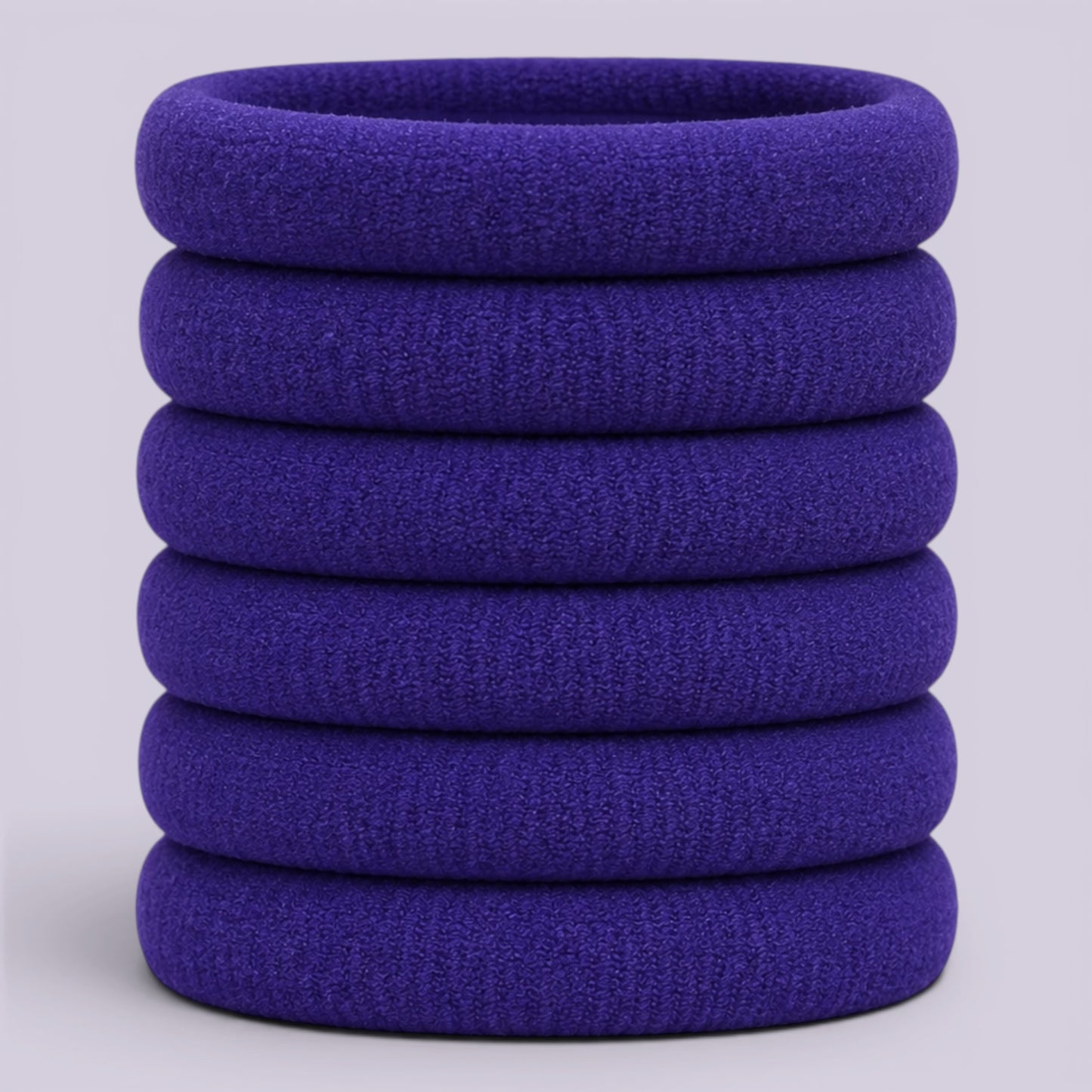 Purple soft non damage school hair bobbles