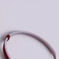 Red headband close up