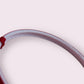 Red headband close up