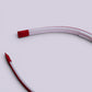 Red hair headband styling view