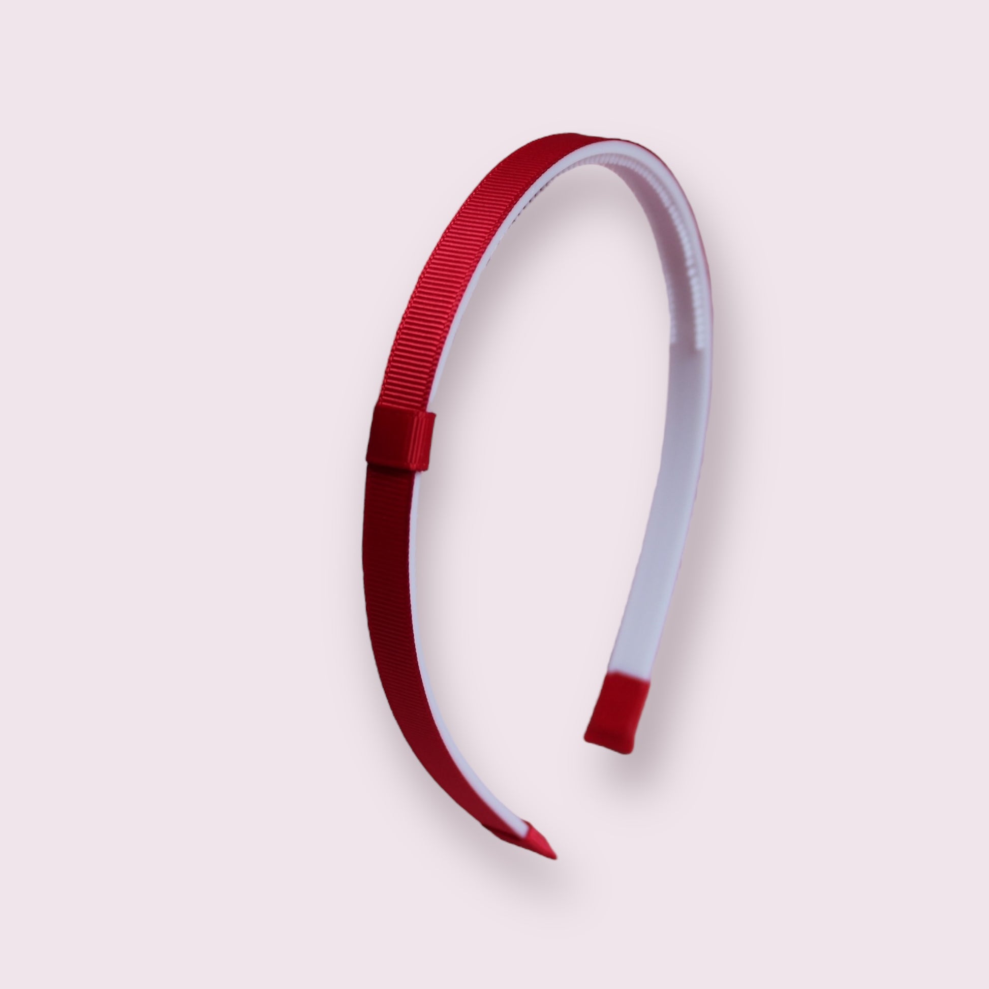 Red school hair headband