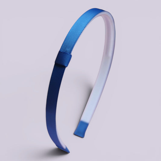 Royal blue school hair headband