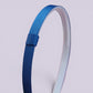 Royal blue headband side view