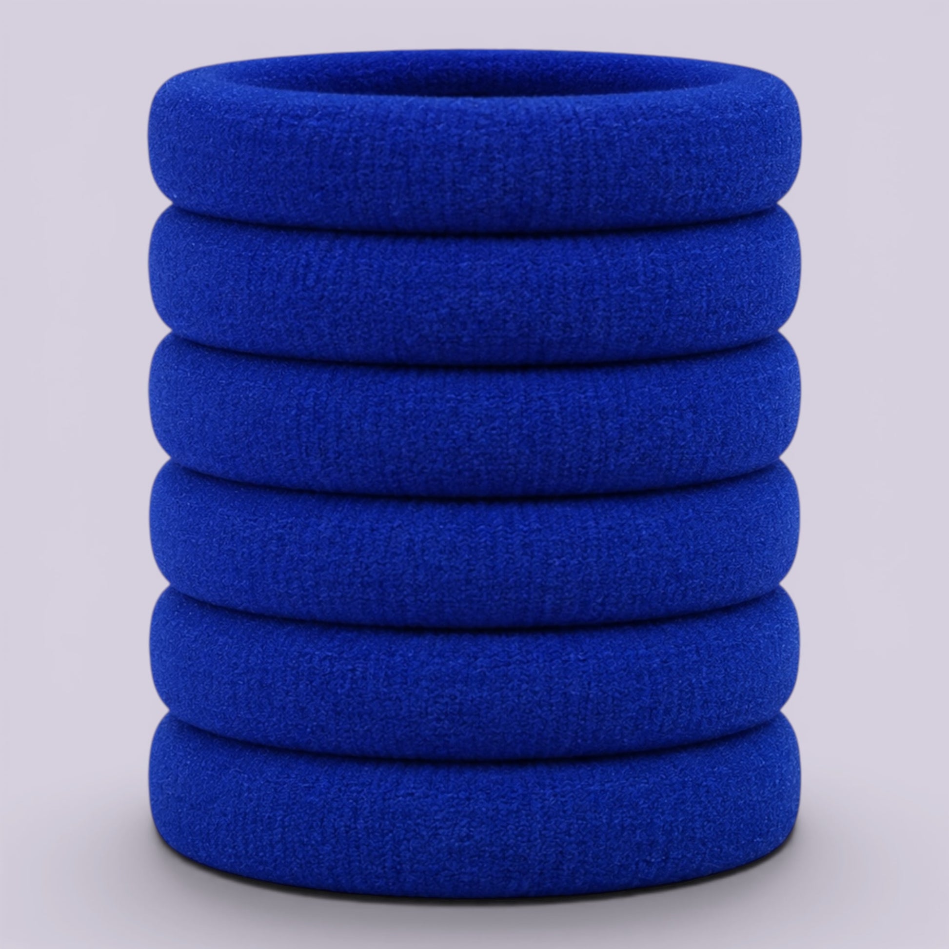 Royal blue soft non damage school hair bobbles