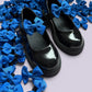 Royal blue shoe bows for school uniform