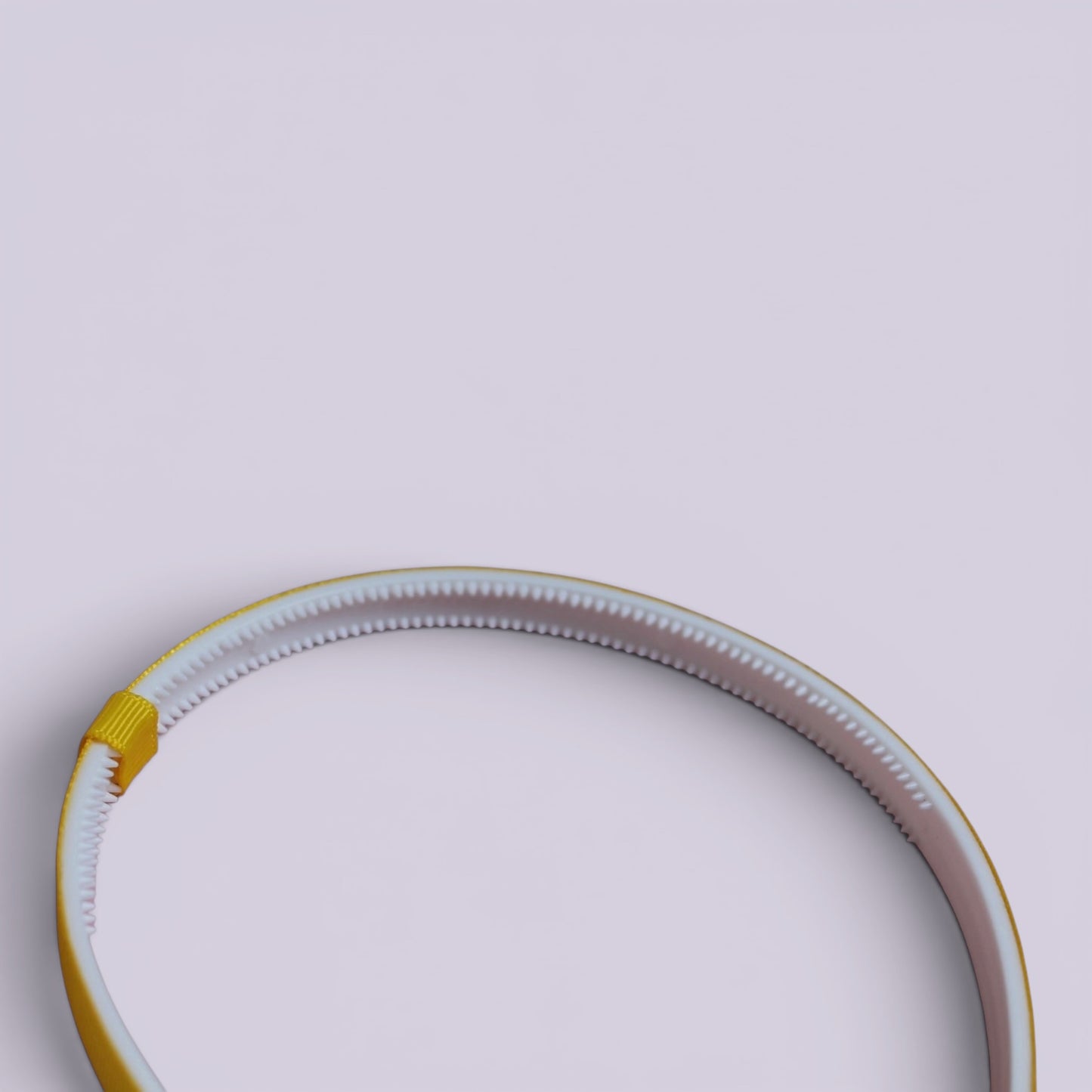 Yellow headband side view