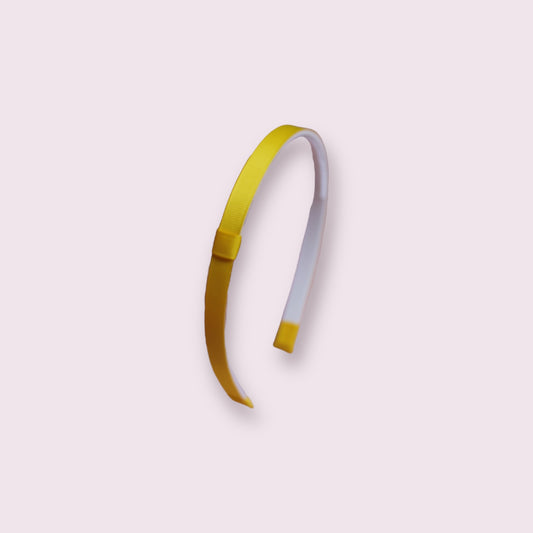 Yellow school hair headband